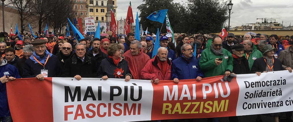 MAI PIÙ’ RAZZISMI, MAI PIU’ FASCISMI