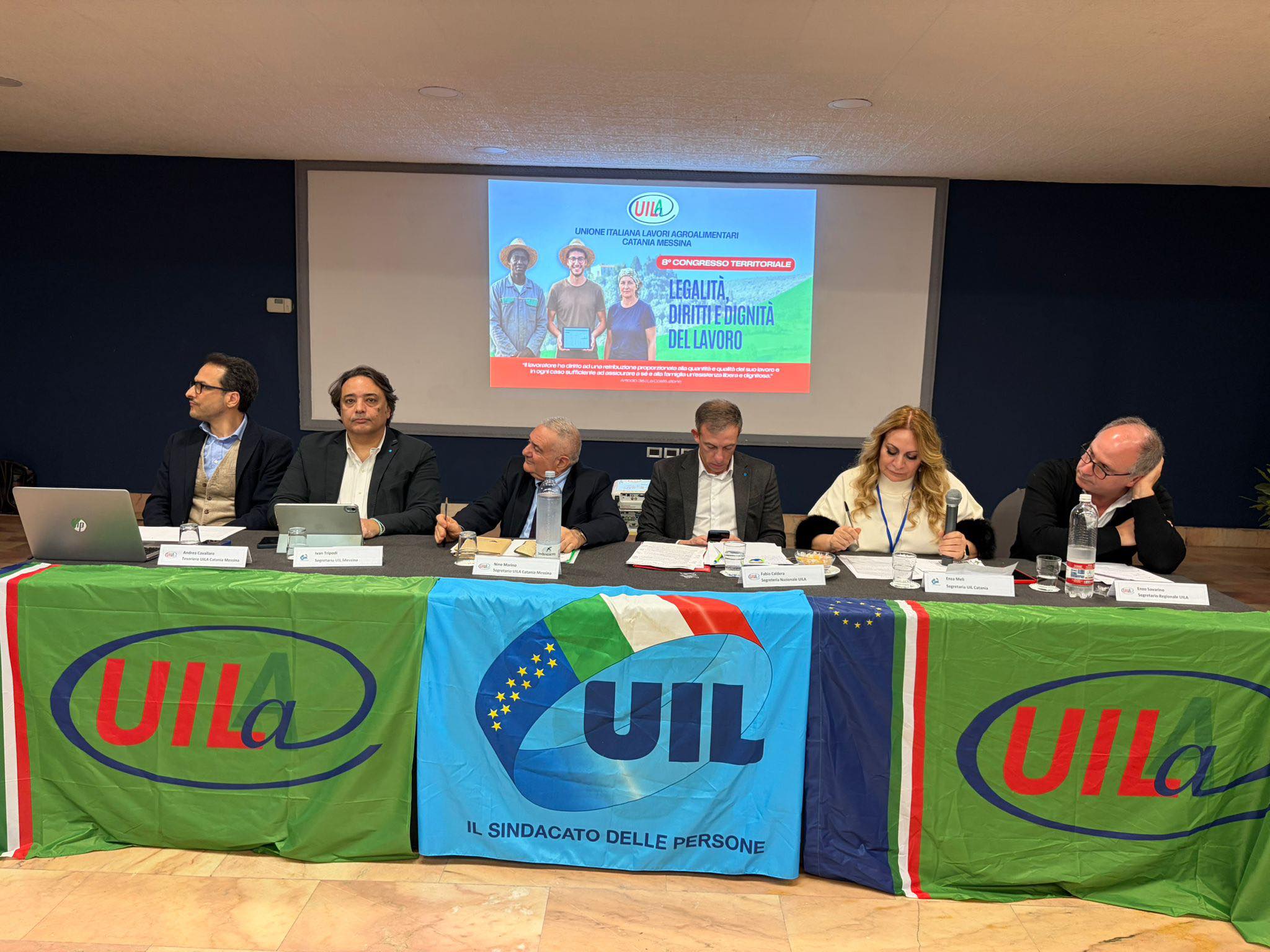 NINO MARINO CONFERMATO SEGRETARIO GENERALE DELLA UILA MESSINA-CATANIA NINO MARINO CONFERMATO SEGRETARIO GENERALE DELLA UILA MESSINA-CATANIA